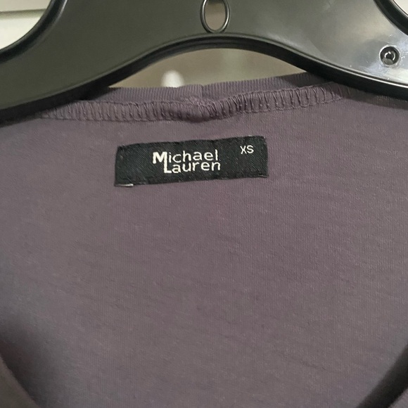 Michael Lauren Gray T Shirt Dress - Picture 4 of 4